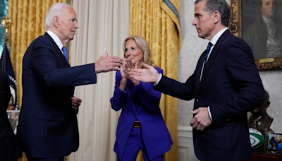 Joe Biden's Family, Including Wife Jill And Son Hunter, Joined Him For Oval Office Speech