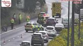 Multi-vehicle crash caused almost hour's delay on M4