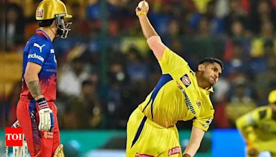 IPL 2024 Purple cap update: CSK's Tushar Deshpande climbs to fourth position as Harshal Patel leads after match 68 | Cricket News - Times of India