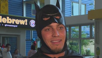 Miles Killebrew celebrates 31st birthday with superhero-themed party at UPMC Children's Hospital