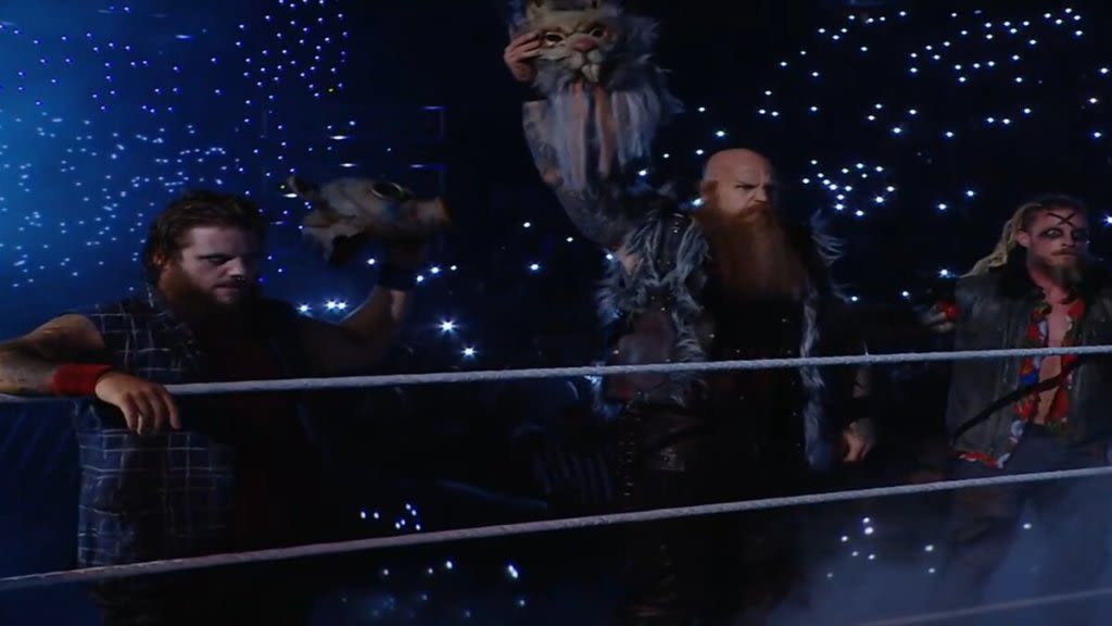 Joe Gacy, Dexter Lumis, And Erick Rowan Unmask, Wyatt Sicks Attack Creed Brothers