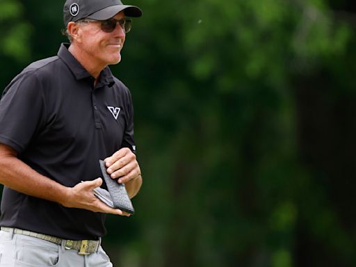 PGA Championship 2024: Unlucky 7 to close derails Phil Mickelson's opening round