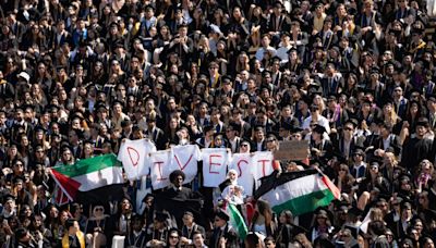 UC Berkeley Commencement Ceremony Disrupted by Student Protests | KQED