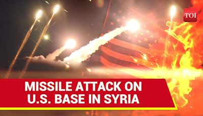 U.S. Military Base Bombarded With Missiles In Syria Amid Israel-Iran Conflict - Report | Watch