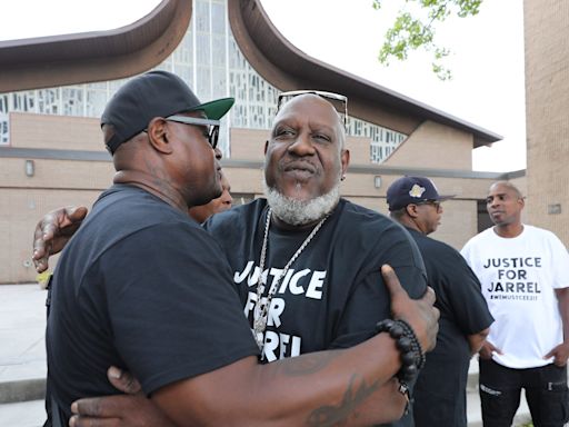 Vigil for Jarrel Garris on the one year anniversary of his shooting in New Rochelle