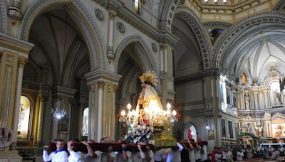 La imagen peregrina de la Virgen de los Desamparados visita Moixent