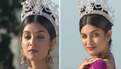 Freshly-minted Miss Universe Sushmita poses at Taj Mahal in vintage video. Fans can't get over her beauty and grace