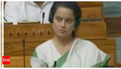 Kangana Ranaut's Parliament Appearance Sparks Excitement Among Fans | - Times of India