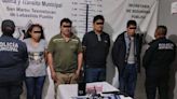 Aseguran a "El Balín" y tres más en Texmelucan por robo de vehículo