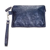 A wristlet made from high-quality leather, providing durability and a sleek appearance. Can come in a variety of colors and styles.