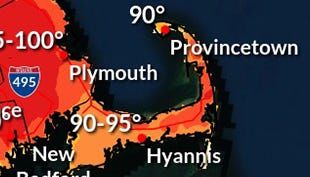 'Significant relief' from heat in Cape Cod weather forecast. When will it cool down?