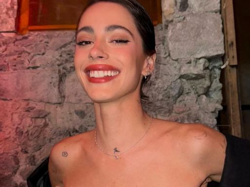 El costoso vestido que utilizó Tini Stoessel para la boda de Oriana Sabatini y Paulo Dybala