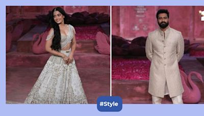 ICW 2024: Vicky Kaushal and Rashmika Mandanna turned showstopper for Falguni Shane Peacock