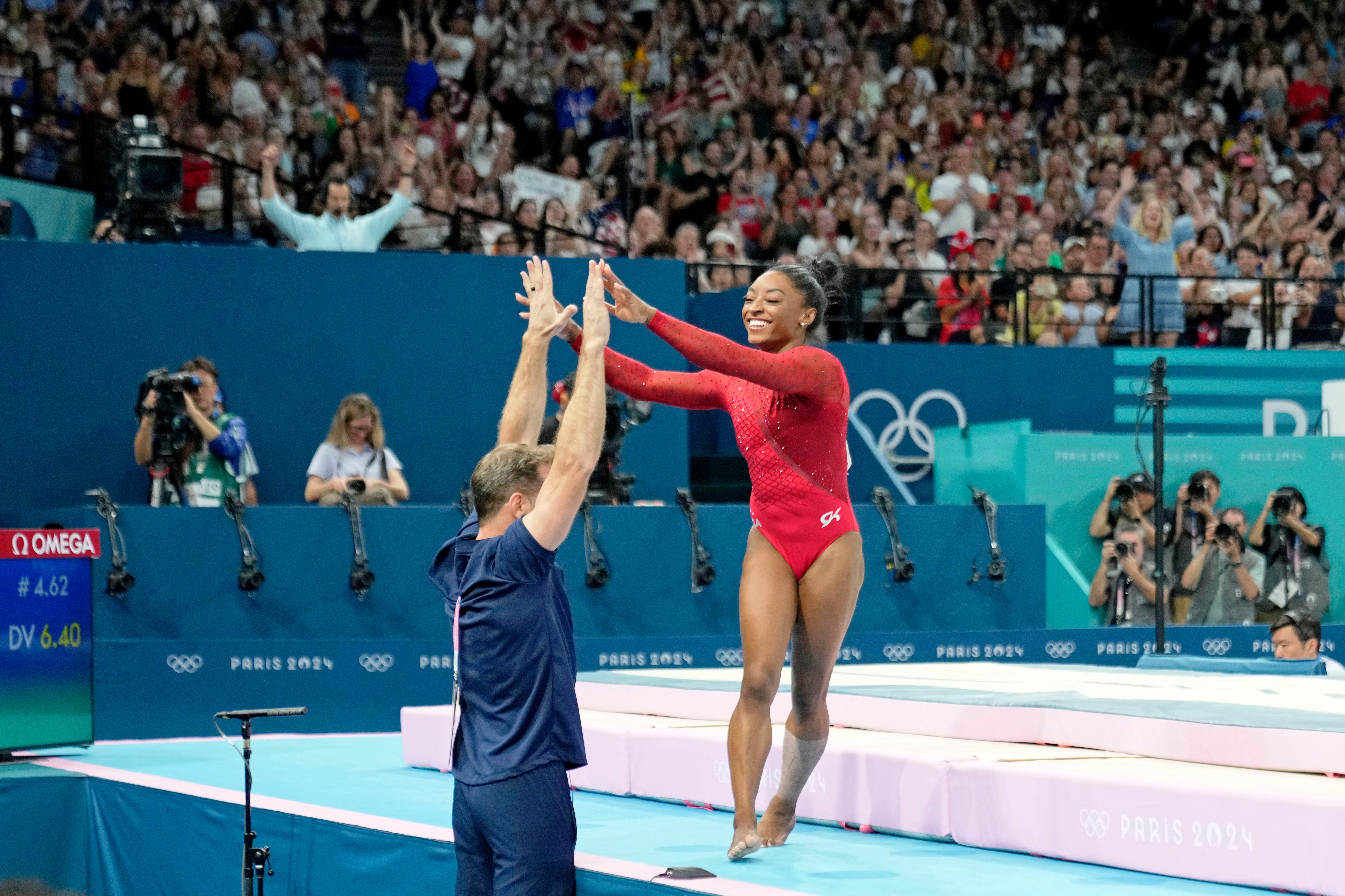 Simone Biles wins gold medal in vault final: Social media reacts