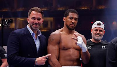 Eddie Hearn reveals when Anthony Joshua will retire from boxing