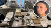 Cae presunto narcotraficante con joyas, dinero en efectivo, armas y droga, al este de San Antonio