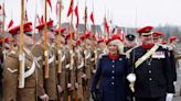 Queen meets regiment for first time as Colonel-in-Chief during Catterick visit