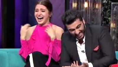 When Karan Johar told Anushka Sharma "Arjun Kapoor is in love with you" and latter replied, "You say anything on your show"