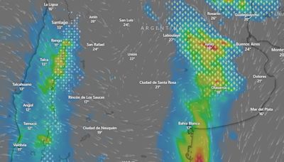 Mapa en vivo de las lluvias: a qué hora llegan las tormentas a Buenos Aires