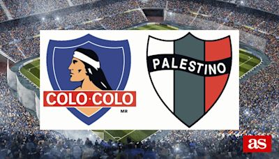 Colo Colo vs Palestino: estadísticas previas y datos en directo | Liga Chilena 2024