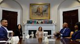 Kim Kardashian Joins VP Kamala Harris at White House for Prison Reform Talk