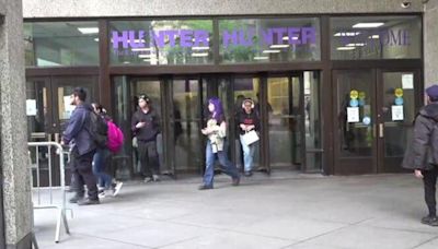 Hunter College protests prompt school to go fully remote. Here's what students had to say.