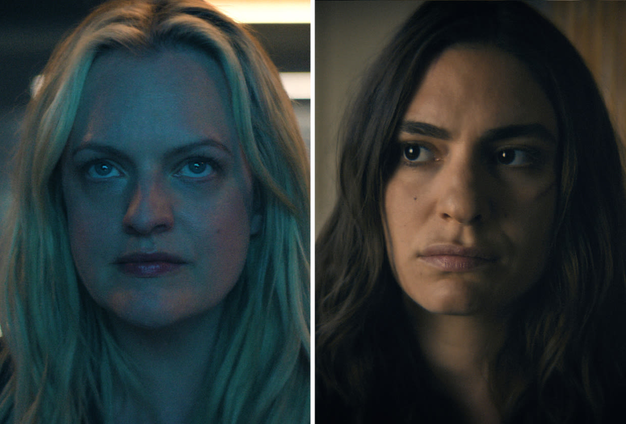 Elisabeth Moss and Yumna Marwan Take Us Inside The Veil’s Episode 5 Imogen/Adilah Throwdown