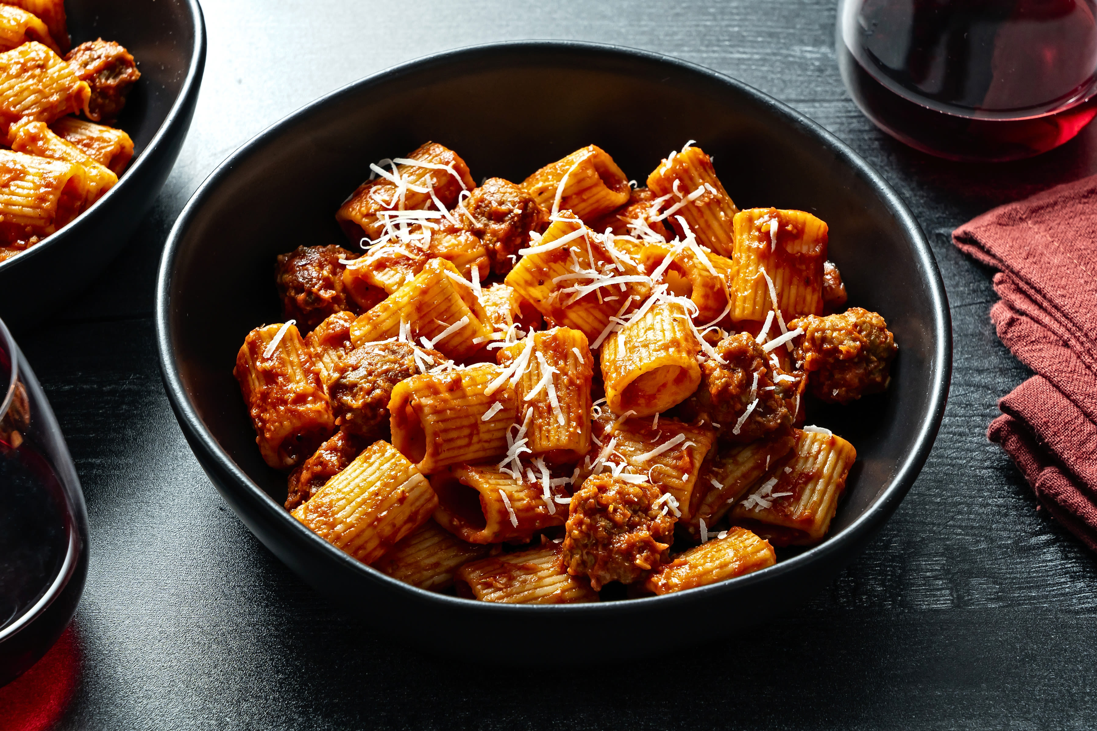 Red Hen Mezzi Rigatoni With Fennel Sausage Ragu