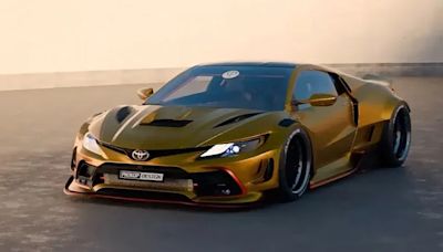 Mid-Engine Hellcat-Powered Toyota Camry Coupe