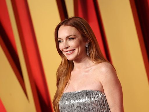 Lindsay Lohan takes break from filming for quality time with her baby boy