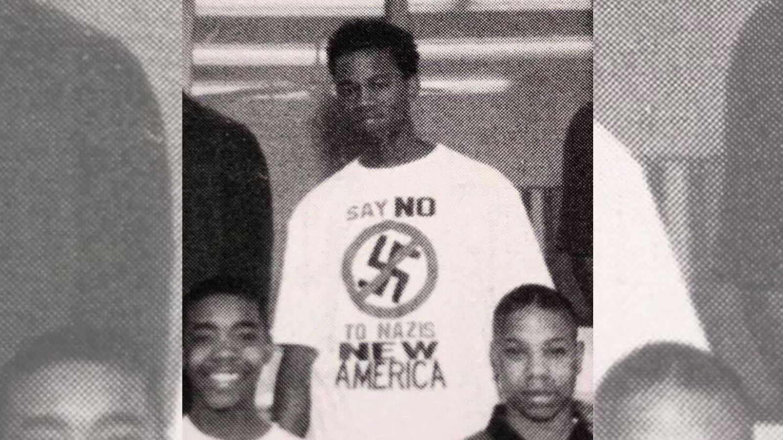 Photo Doesn't Appear to Show Young Ye in Anti-Nazi Shirt