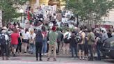 Pro-Palestine protesters march from the University of Georgia to Athens City Hall