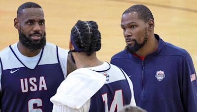 Kevin Durant injury will keep him sidelined for Team USA vs. Canada, but star hopes to play next week