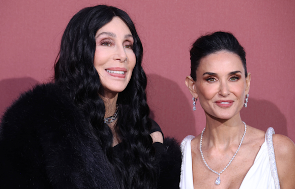 Demi Moore Has Explicit Outburst While Welcoming Cher to Gala Stage