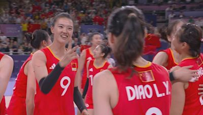 巴黎奧運 中國女排挫塞爾維亞 全勝入八強