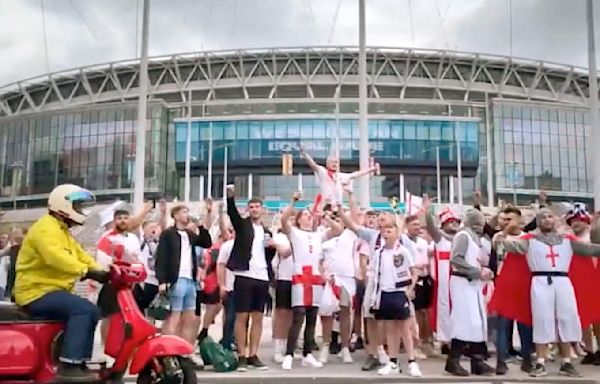 What happened at Wembley at the Euro 2020 final?