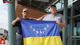 This Ontario man's flag was raised at an Olympic protest in 1976. It's now in Ukraine as a symbol of defiance