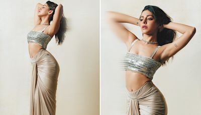 In A Sequin Bralette And Draped Skirt, Alaya Furniturewalla Is Set To Make The Monsoon Dazzle