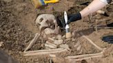 Archaeologists Discover Skeletal Remains, Remarkably Preserved Glassware at Ancient Roman Settlement