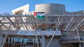 Protesters scale Scottish Parliament to hang pro-Palestine banner