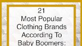 21 Most Popular Clothing Brands According to Baby Boomers: Ranked