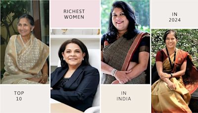 Top 10 richest women in India 2024—featuring Savitri Jindal, Falguni Nayar, Radha Vembu, and more