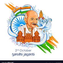 India background for 2nd october gandhi jayanti Vector Image