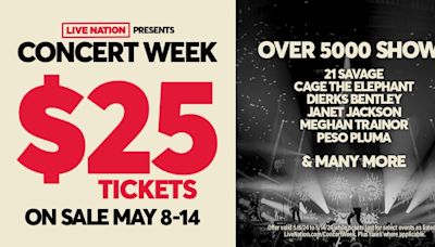 ‘Page Not Found’? Live Nation struggles to keep up with demand for $25 Concert Week