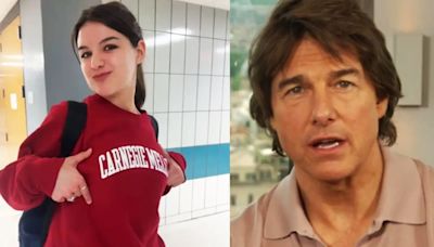 Hija de Tom Cruise se quita el apellido del actor