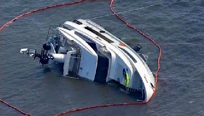 Yacht capsizes near Chesapeake Bay, witnesses describe rescue of five people onboard