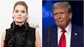 Donald Trump admits crush on adversary Debra Messing