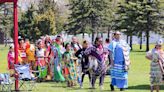Eighth graders celebrated during Pow Wow