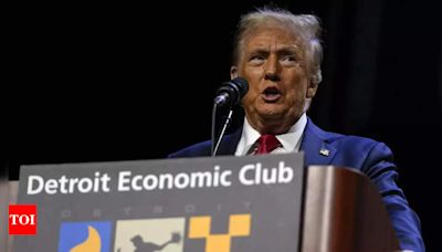 Maladroit in Detroit: Trump trashes MoTown in weird Michigan gambit - Times of India