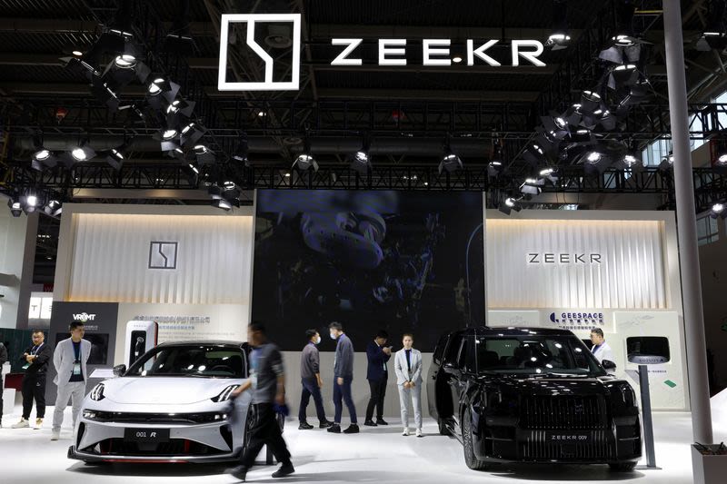 Chinese EV maker Zeekr's shares indicated to open up to 19% above IPO price